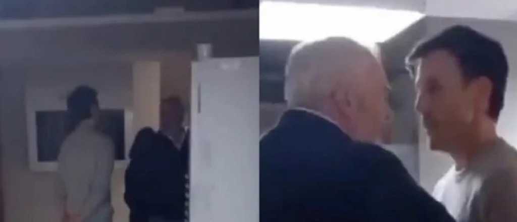 Video: un candidato de izquierda casi le pega una piña al marido de Pampita