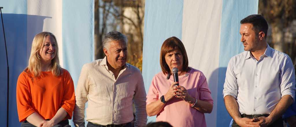 Las mejores fotos de la visita de Patricia Bullrich a Mendoza