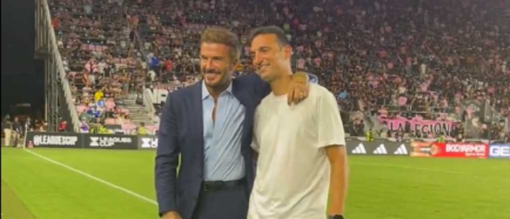 Scaloni en Miami: su frase sobre Messi y el reencuentro con Beckham