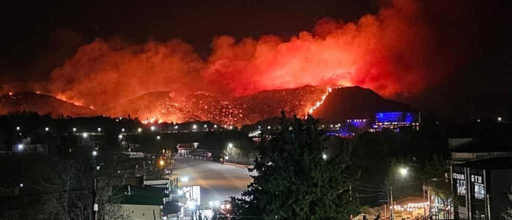 Impresionante incendio forestal en San Luis amenaza zonas pobladas