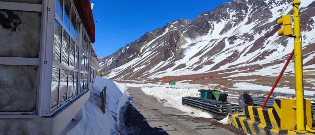 Despejaron la ruta hasta el T&uacute;nel Cristo Redentor