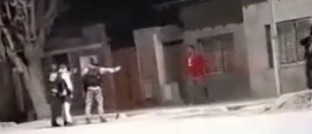Video: así redujeron con una taser a un atrincherado en San Martín