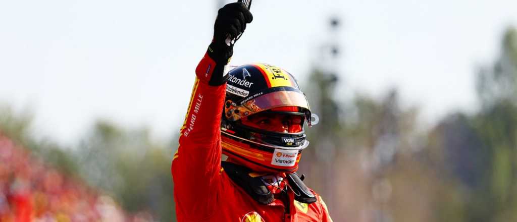 Carlos Sainz logró una increíble pole en Monza 