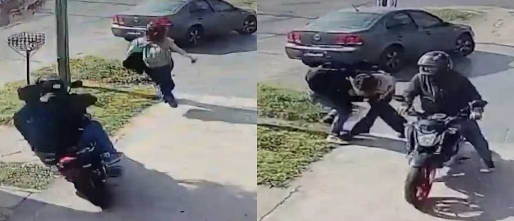 Video: dram&aacute;tica persecuci&oacute;n de dos motochorros a una mujer