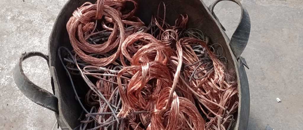 Secuestraron 34 kilos de cobre, que ser&iacute;an robados, en Godoy Cruz