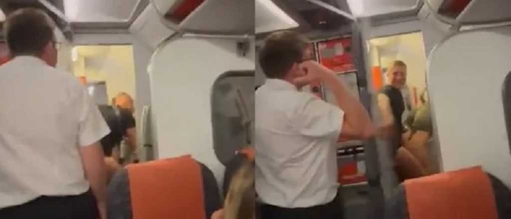 Video: los detuvieron por tener sexo en el baño de un avión