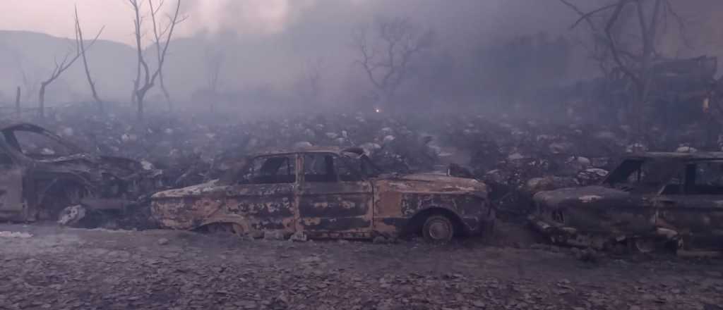Videos: as&iacute; se vio el incendio en Playa San Agust&iacute;n desde La Favorita
