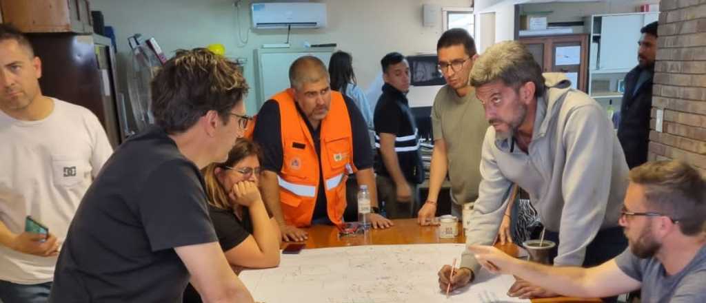 En detalle: cómo fue el operativo por el incendio en Playa San Agustín