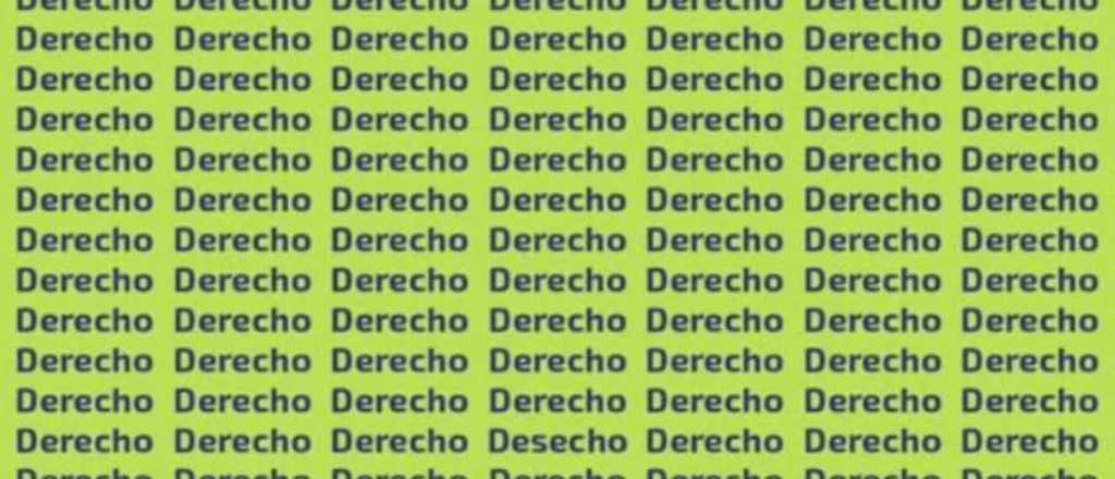 ¡Solo para habilidosos! ¿En dónde se oculta la palabra "desecho"?