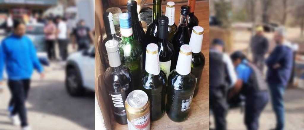Incautaron bebidas alcohólicas a estudiantes en Potrerillos