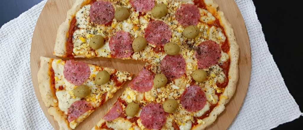 Masa de pizza sin TACC: una receta para todo público con dos ingredientes