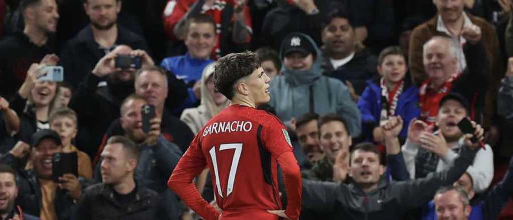 Video: Alejandro Garnacho marc&oacute; en la Copa de la Liga