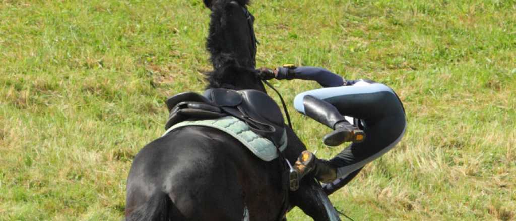 Un hombre cayó de un caballo en Tunuyán y se golpeó fuerte la cabeza