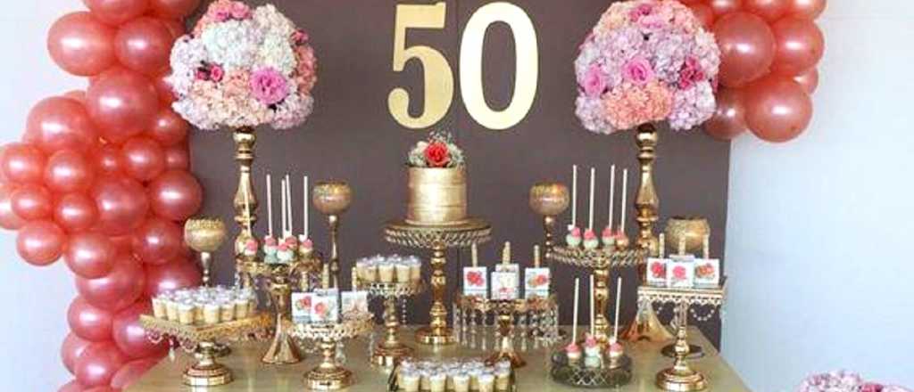 Celebrá tus 50 con estilo: ideas para una fiesta de cumpleaños inolvidable