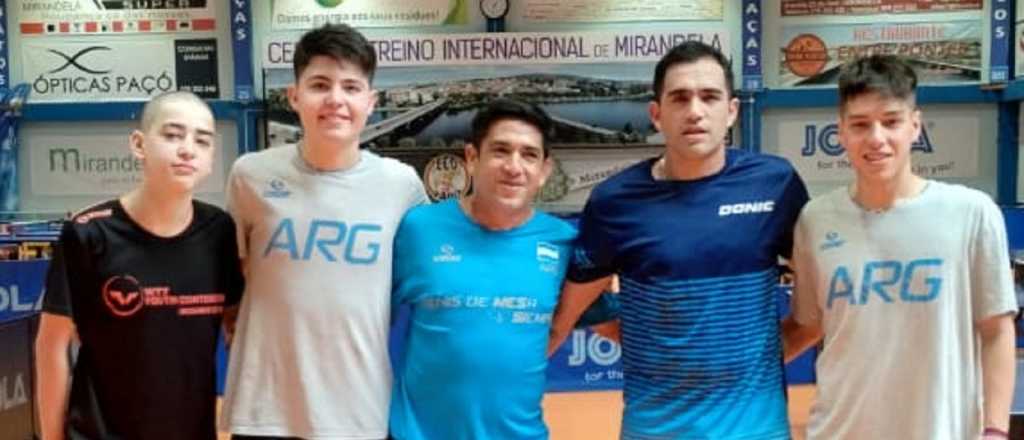 Tenis de mesa: los mendocinos hacen base y se "ponen a punto" en Portugal