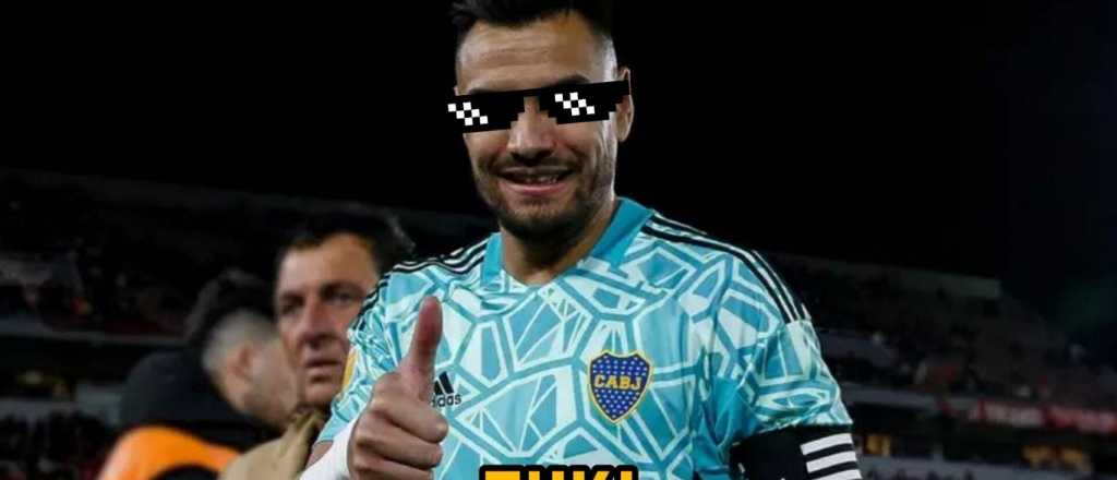 Romero, el protagonista de los memes tras el pase de Boca a la final