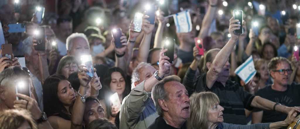 Masiva movilización en CABA en repudio de Hamas por atacar Israel