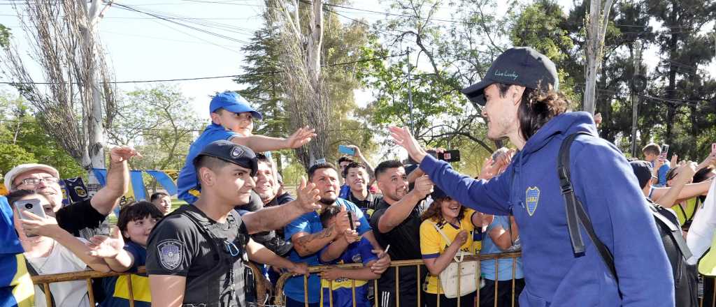 Videos: locura total por la llegada de Boca a Mendoza