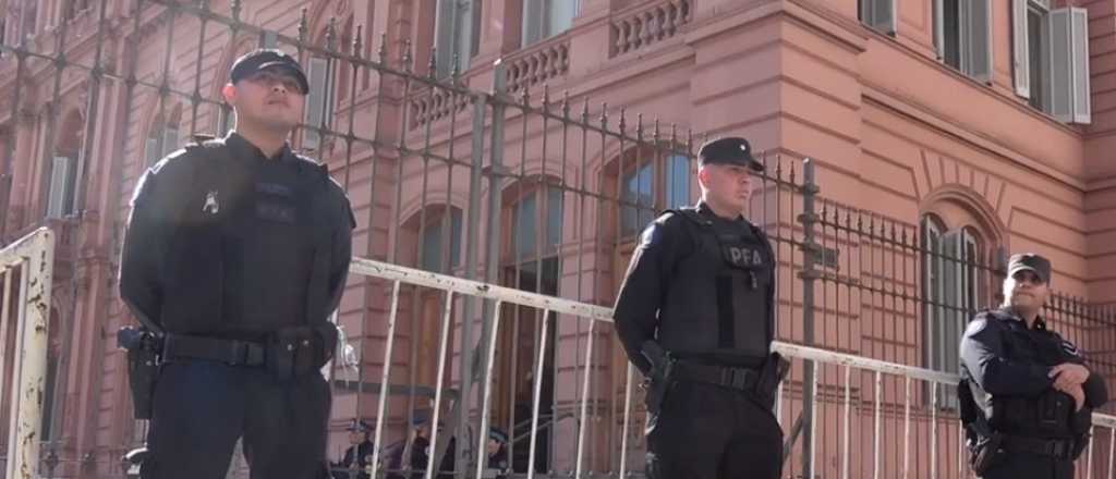 Amenaza de bomba en la Casa Rosada: trabajó la Policía Federal