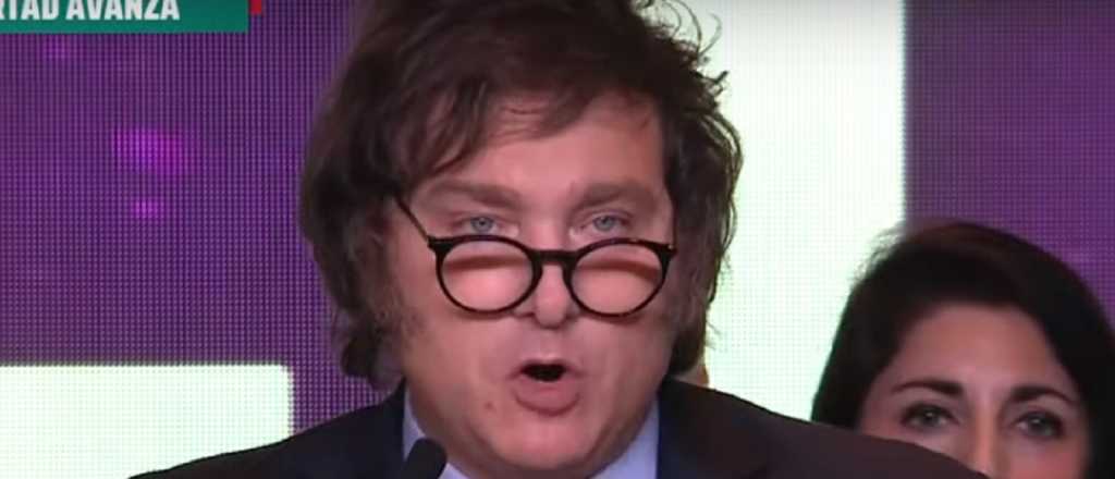 Video: Milei sali&oacute; a buscar los votos de JxC