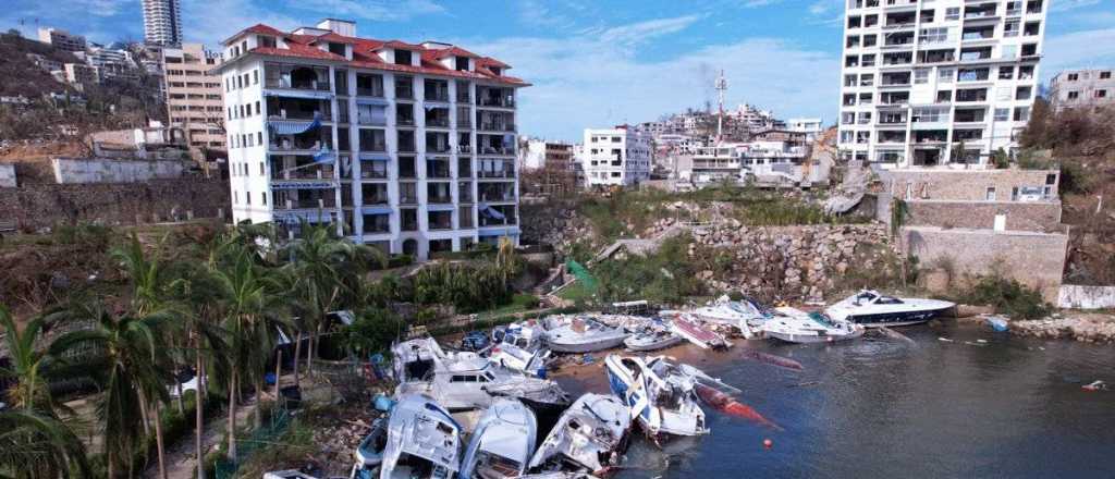Escalofriantes videos: ya son 39 las víctimas por el huracán Otis en Acapulco