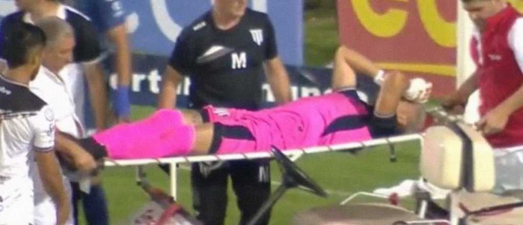 Por una agresión al arquero de Gimnasia, se suspendió el partido con Quilmes