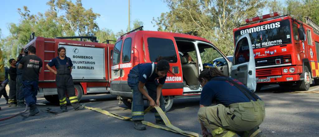 Nación giró la plata prometida a los Bomberos Voluntarios de Mendoza