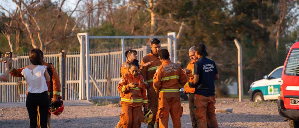 Este mediodía provocaron un incendio intencional en el Cerro de la Gloria