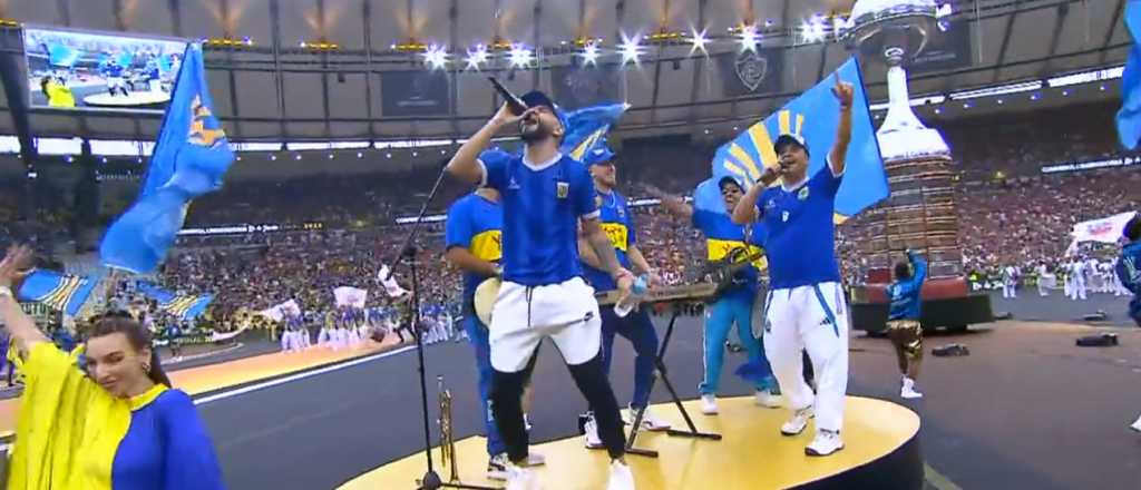 Video: as&iacute; fue el show de Yerba Brava en la final Boca-Fluminense