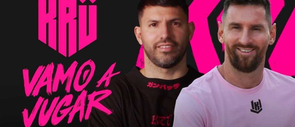 El "Kun" Agüero anunció que será socio de Messi en Krü eSports