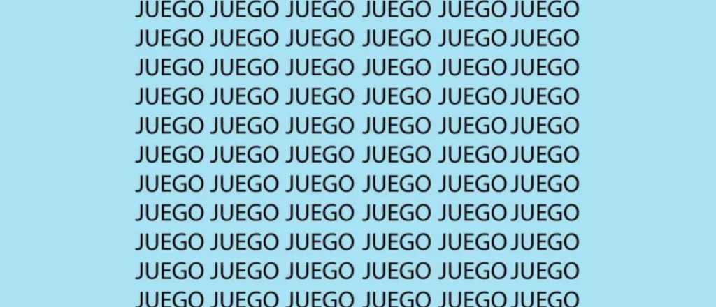 Sopa de letras: &iquest;Pod&eacute;s encontrar el error en una palabra?