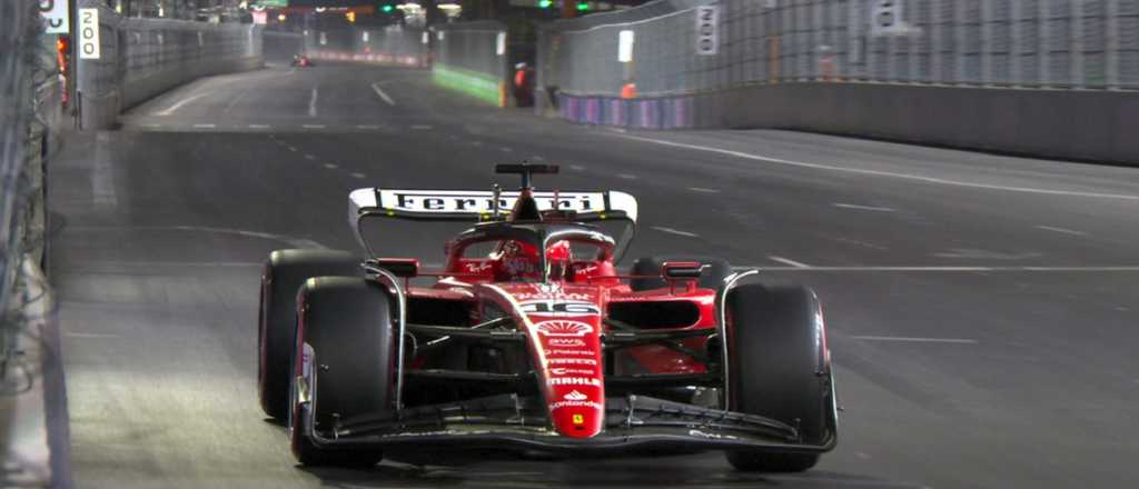 Charles Leclerc largará primero en el GP de Las Vegas