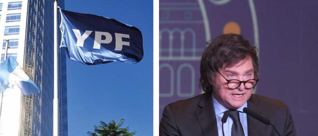 Fuerte suba de las acciones de YPF luego de que Milei anunciara su privatizaci&oacute;n