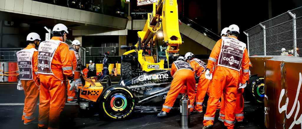 McLaren F1 pide cambios en Las Vegas tras el accidente de Lando Norris
