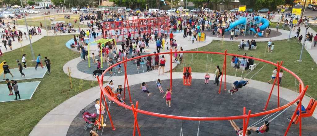 Fotos: Luján inauguró la Plaza Rincón Agrelo