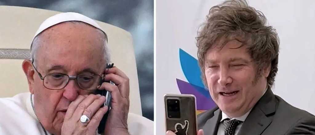 El Papa Francisco se comunic&oacute; con Javier Milei para felicitarlo
