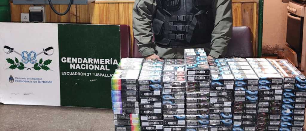 Dos detenidos en Uspallata por contrabandear cigarrillos a Chile