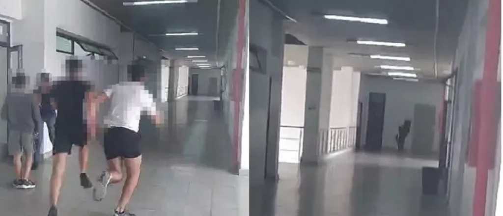 Video: corr&iacute;a por un pasillo y cay&oacute; al hueco del ascensor de la escuela