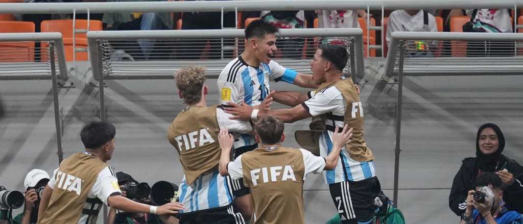 Argentina goleó a Brasil y avanzó a semifinales del Mundial Sub 17 