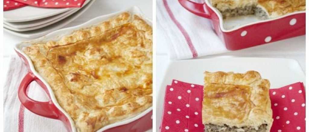 Empanada hojaldrada de pollo: aprovech&aacute; sobras con estilo