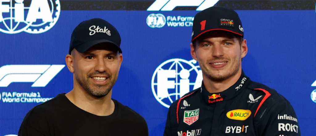 Ag&uuml;ero y Verstappen protagonizaron un especial encuentro en la F&oacute;rmula 1
