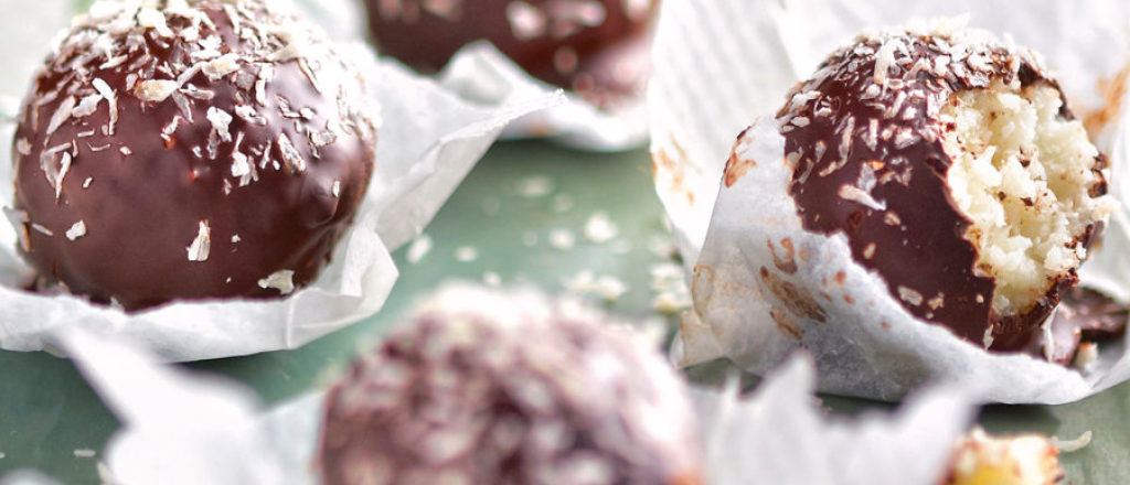 Bocaditos coco y chocolate: fáciles, rápidos y deliciosos