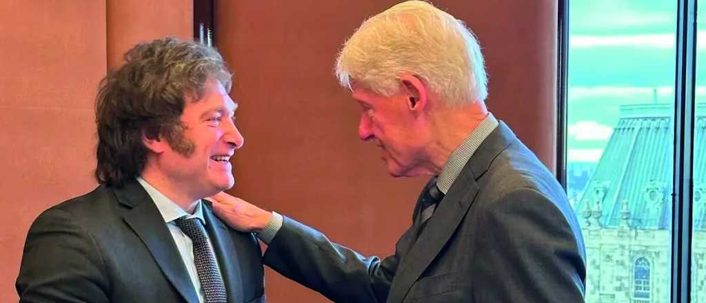 Javier Milei se reunió con Bill Clinton