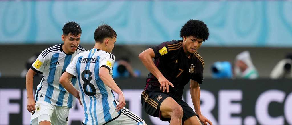 Sub 17: los 3 goles de Ruberto para Argentina, que cay&oacute; ante Alemania 