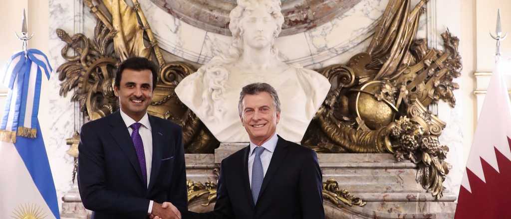 Macri le agradeció al emir de Qatar por ayudar con los rehenes de Hamas