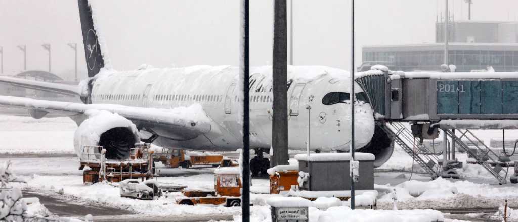 Se congeló un avión con rumbo a la Cumbre de Cambio Climático 