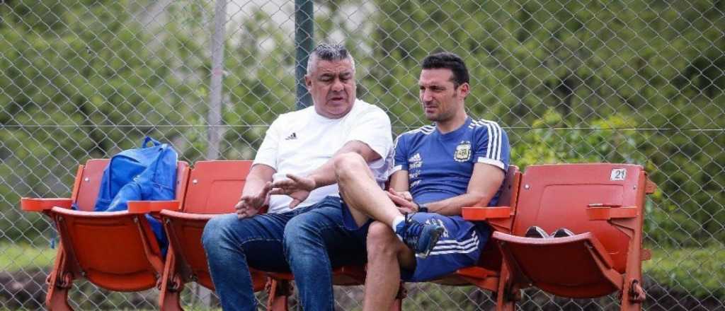 Reuni&oacute;n clave entre Tapia y Scaloni antes del sorteo de la Copa Am&eacute;rica