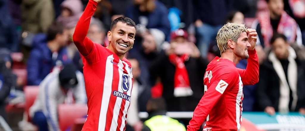 Con gol de &Aacute;ngel Correa, Atl&eacute;tico de Madrid venci&oacute; a Almer&iacute;a