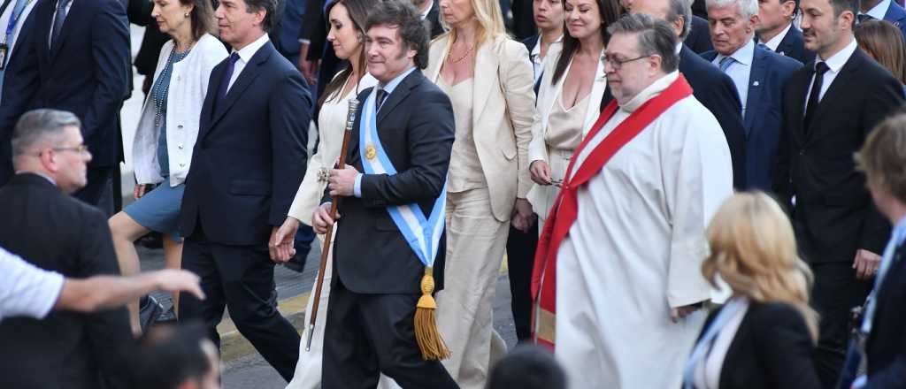 Video: Milei se emocion&oacute; en la ceremonia interreligiosa