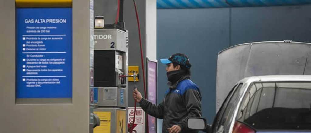 El GNC baja de precio pero también cae el consumo